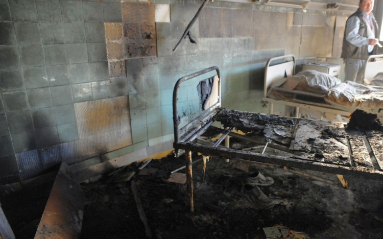 Tűz volt a győri kórházban