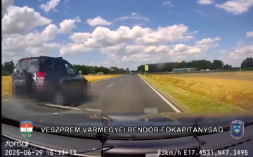 Az elkerülőn tartottak ellenőrzést a rendőrök