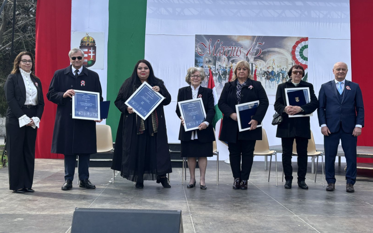 Ők kaptak idén városi kitüntetést Március 15-én