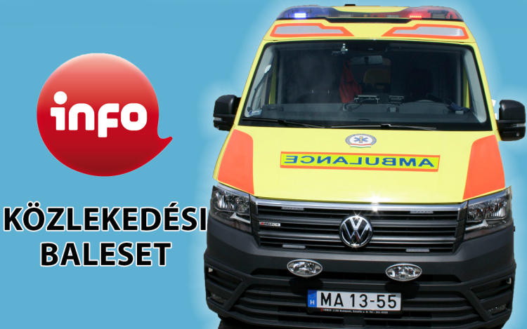 Baleset az elkerülőn, teljes az útzár!