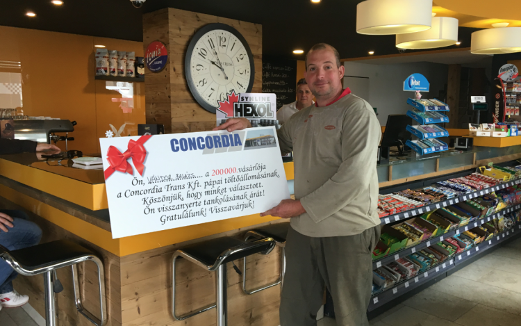 Csaknem 60.000 forintért tankolt a 200.000. vásárló