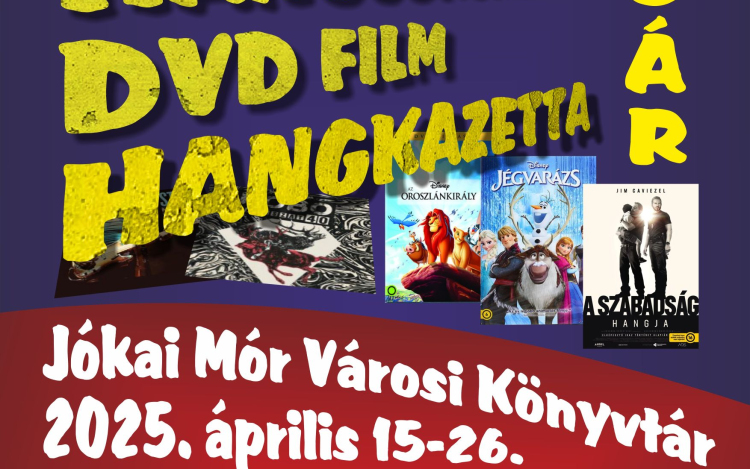 CD, DVD, hangkazetta, hangoskönyv - Vásároljon a könyvtár leselejtezett médiatári állományából