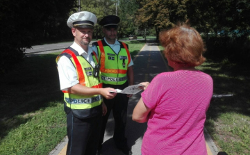 Kerékpárosokat ellenőriztek a rendőrök