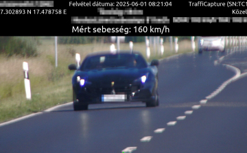 90 helyett 160-nal tolta neki Pápa határában