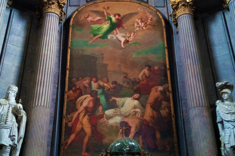 235 esztendeje látható a pápai Nagytemplom főoltárképe