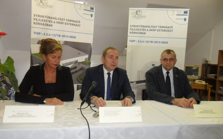 Napelem, led világítás - Újabb fejlesztések a pápai kórházban