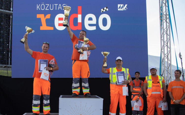 Ismét pápai végzett az élen a közútkezelők nemzetközi versenyén!