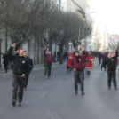 Ostormenet Pápa belvárosában, szilveszter napján