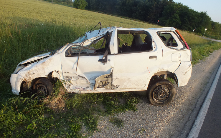 Ittasan vezetett és balesetet okozott a 27 éves pápai férfi, még tavaly nyáron