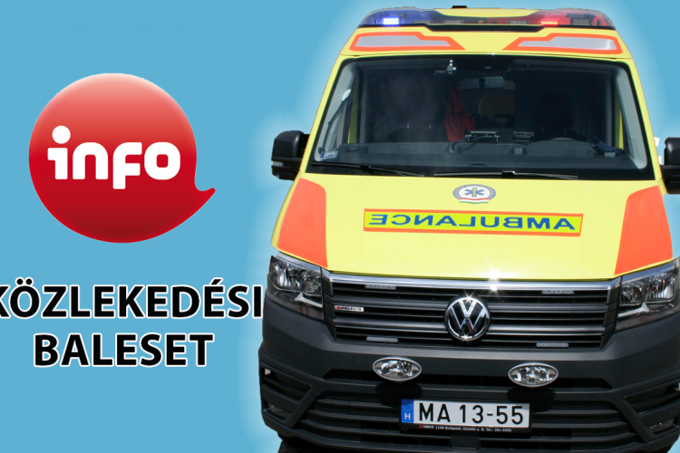 Több gépkocsi karambolozott a 8-as főúton - Teljes az útzár