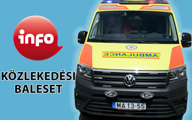 Kisbusz karambolozott Csöglénél