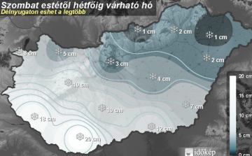 8-10 centi hó hullhat Pápa térségében