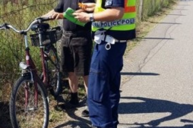 Igazoltatták, kiderült, hogy lopott a kerékpárja
