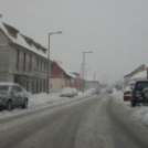 40 cm hó Pápán - 2013