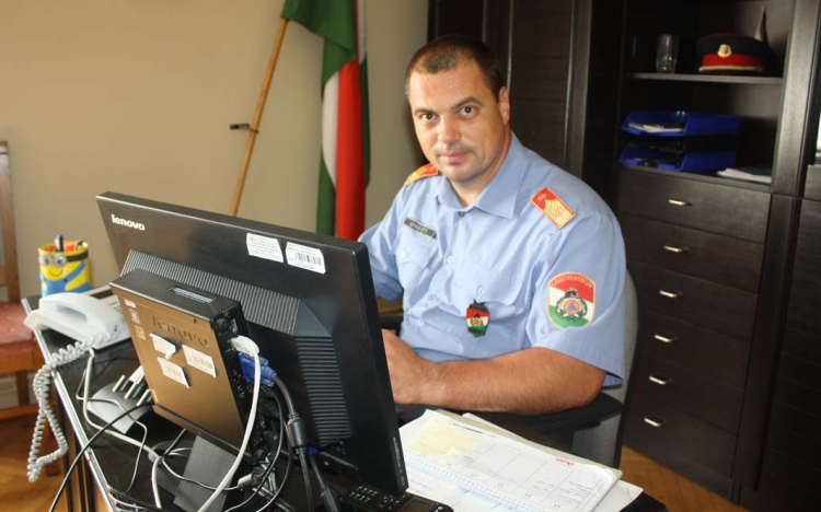 Új megbízott vezető a Pápai Katasztrófavédelmi Kirendeltség élén