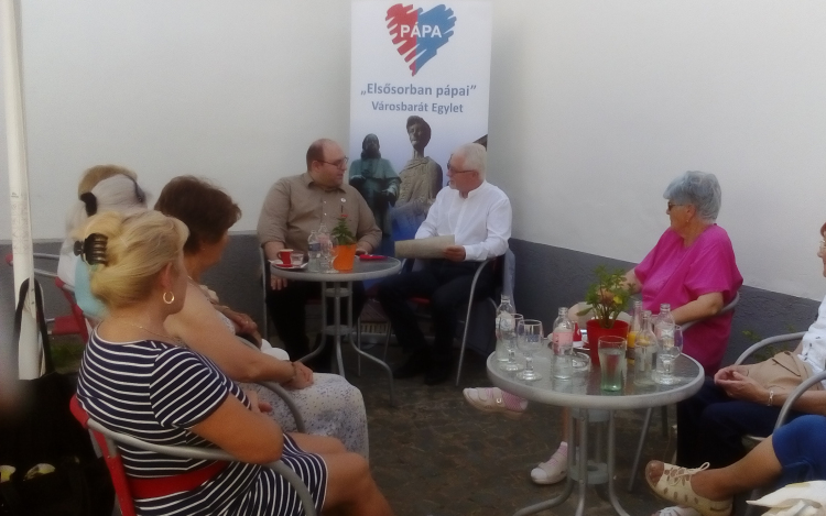 Lovass Tibor volt a Városbarát Egylet vendége