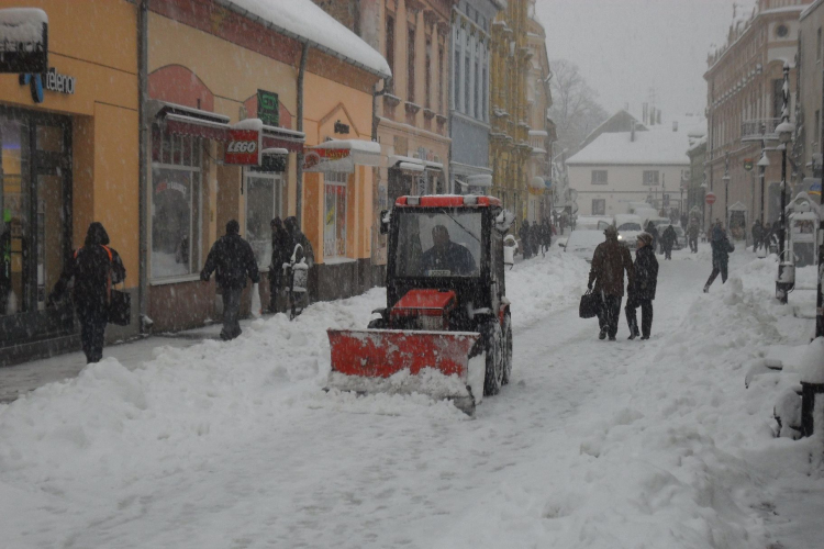 40 cm hó Pápán - 2013