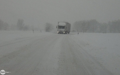 Hófúvásra figyelmeztetnek megyénkben