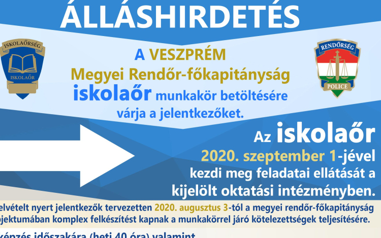 Megkezdődött az iskolaőrök felvétele 