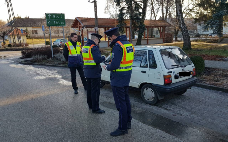 Erdészekkel, polgárőrökkel és mezőőrökkel tartott közös akciót a Pápai Rendőrkapitányság