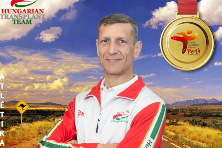 Gelencsér Róbert három aranyat szerzett a  Szervátültetettek Világjátékán