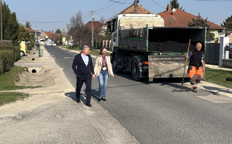 Nagyjavítást végeznek a Bocsor utcában