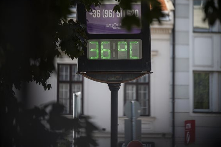Hőség - Magas középhőmérsékletre figyelmeztet a meteorológiai szolgálat szerdán és csütörtökön