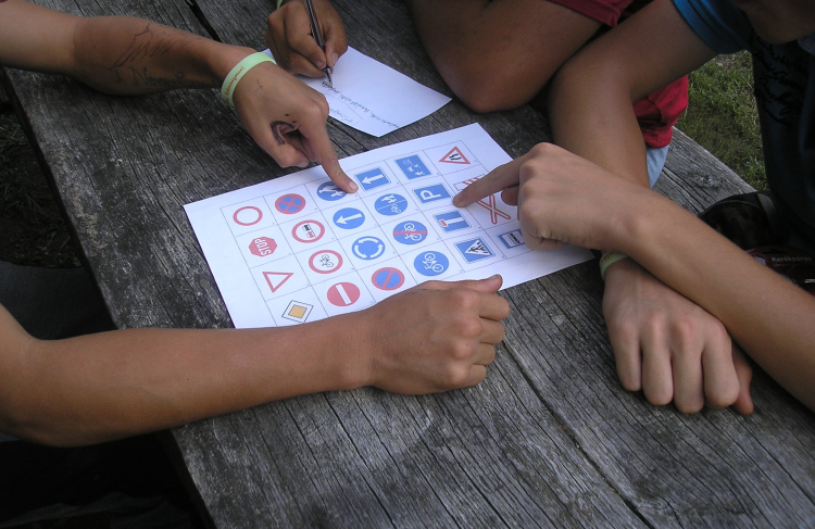 Tábor az erdei iskolában