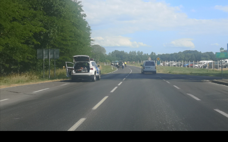 Baleset történt a 83-ason, a döbröntei elágazónál