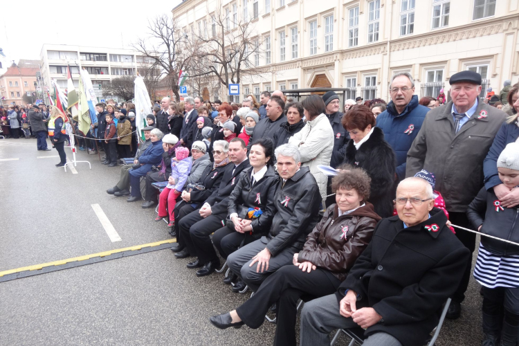 Március 15.-i megemlékezés - 2018 - Pápa