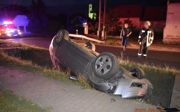 42 közlekedési balesetnél intézkedtek a megye rendőrei egy hét alatt