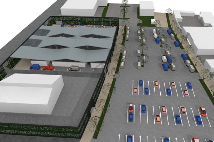 Ilyennek tervezik az új piacot Pápán