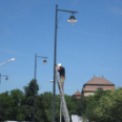 Utolsó simítások a pápai Fő téren