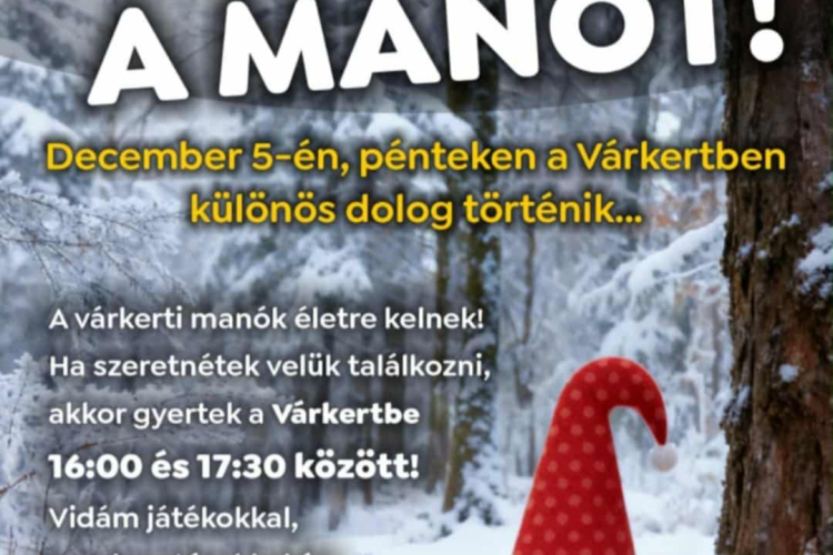 Keresd a Manót a Várkertben