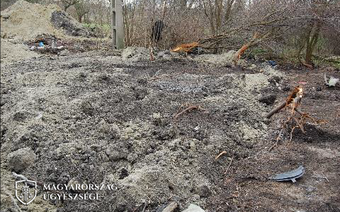 Nagy mennyiségű hulladékot temettek el