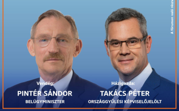 Pintér Sándor lesz Takács Péter vendége Pápán
