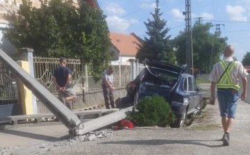 Embercsempész okozott balesetet Nagyalásonyban
