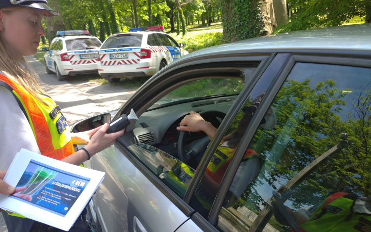 A szabályszegő sofőrök kiszűrése volt a rendőrségi akció célja