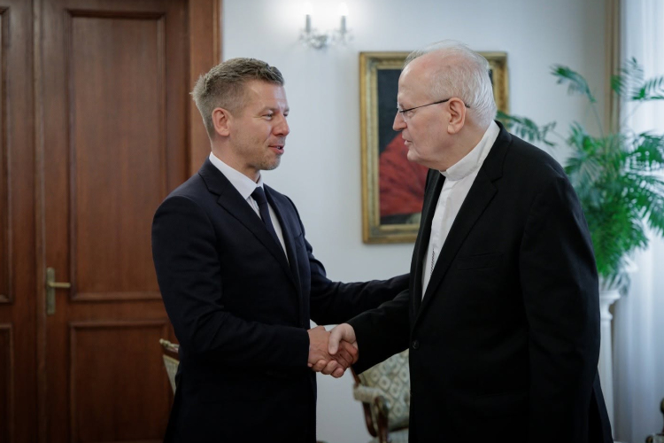 Erdő Péter fogadta Magyar Pétert