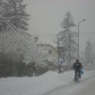 40 cm hó Pápán - 2013