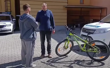 Pár órán belül meglett az ellopott kerékpár