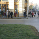 Ostormenet Pápa belvárosában, szilveszter napján