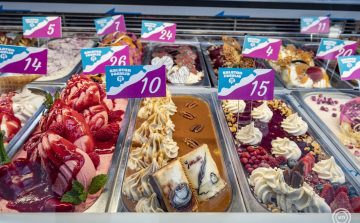 Kecskesajtos kreáció lett idén a Balaton fagyija