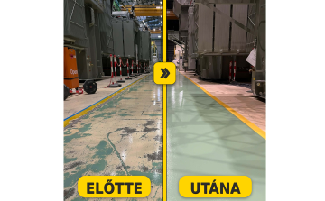 Ipari padló javítás és padlófelújítás PU rendszerrel