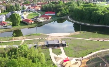 Így néz ki a magasból a megújult Külső-Várkert