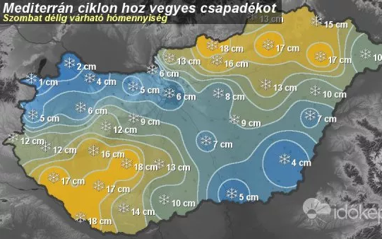 Jelentős havazás jön