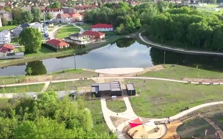 Így néz ki a magasból a megújult Külső-Várkert