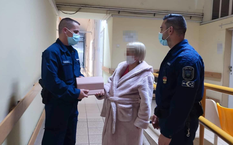 A pápai rendőrök rövid időn belül elfogták a nőt