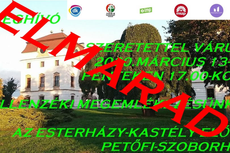 Az ellenzéki megemlékezés is elmarad