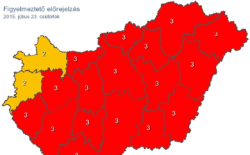 Özönvízszerű eső csillapíthatja a forróságot